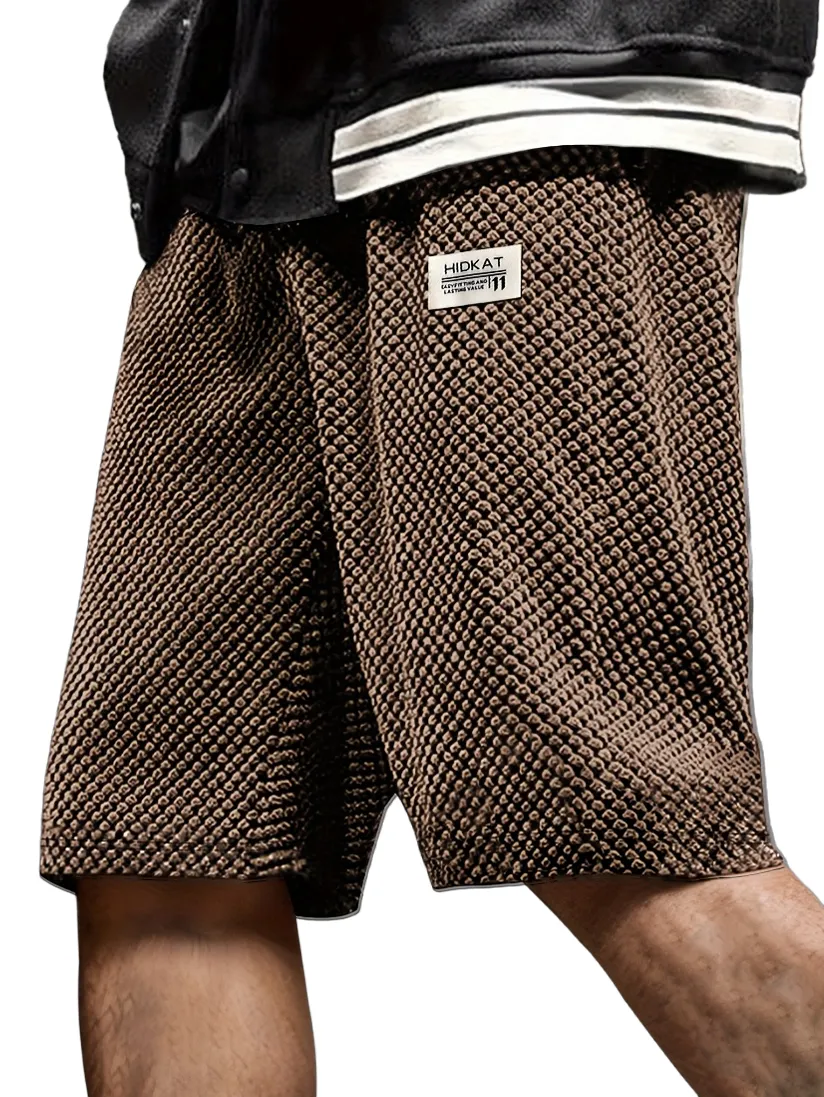 Layered Corduroy Seamed Detail Shorts