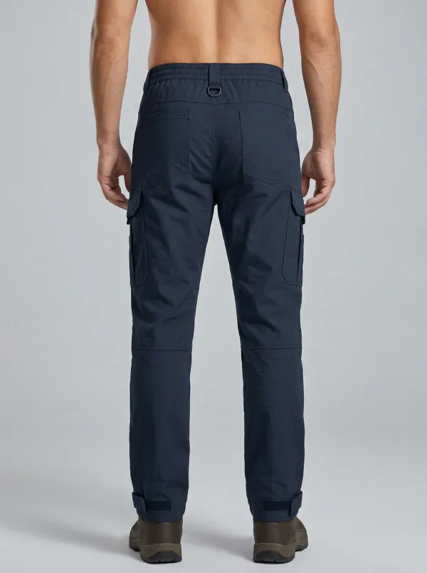 Minimal Clean-Line Men's Multi-Pocket Waterproof Tactical Cargo Pants