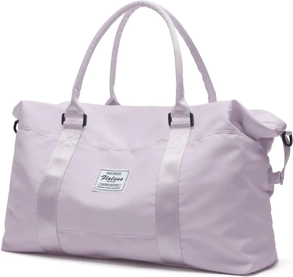 Travel Duffel Bag, Carry On Overnight Weekender Bags for Women