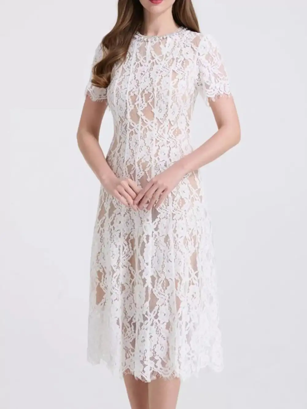 Lace Midi Dress