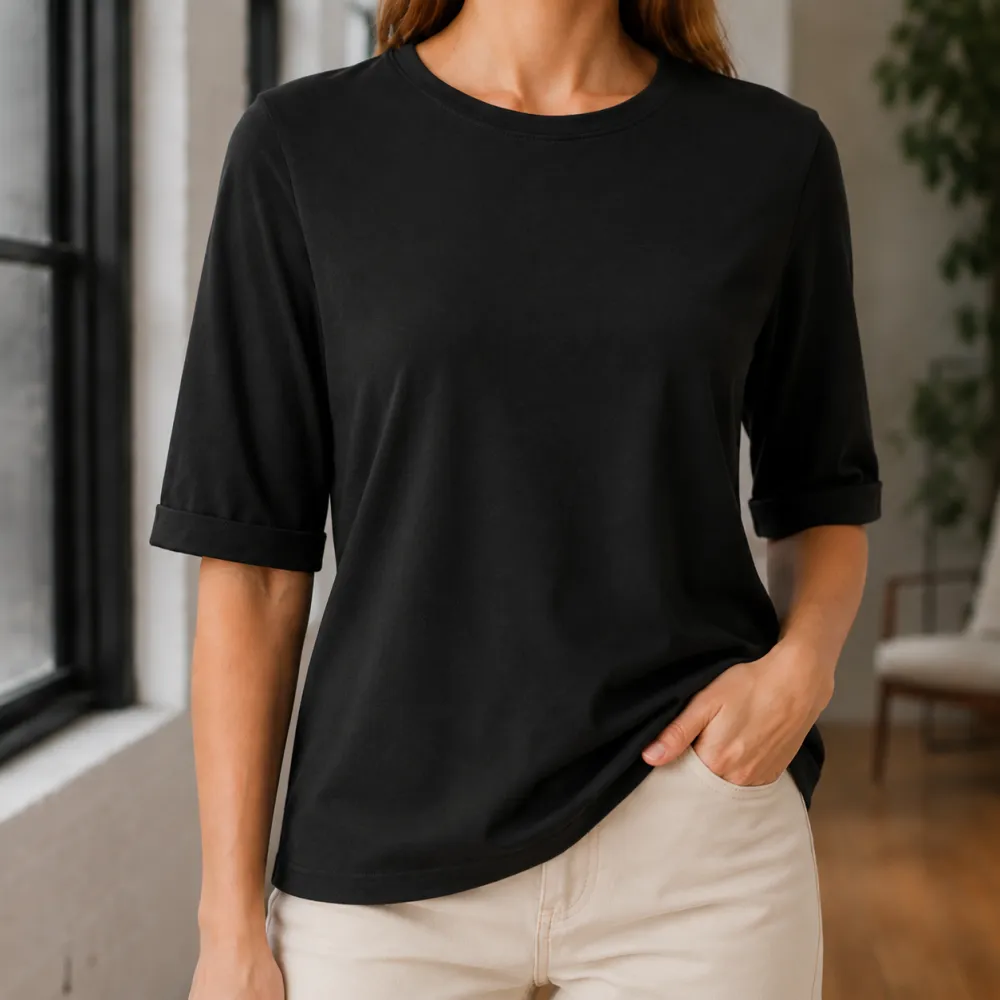 Relaxed Crew-Neck T-Shirt