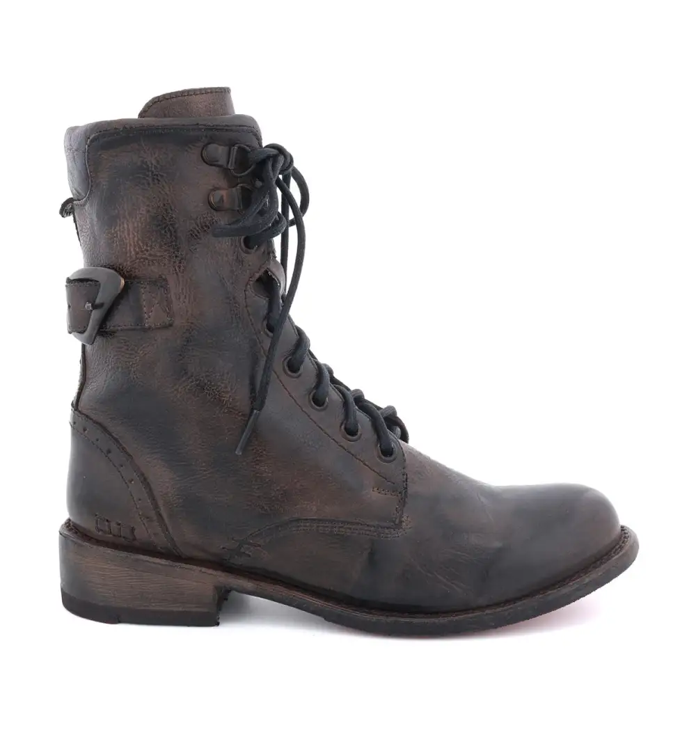 Wingtip Lace-Up Combat Boots