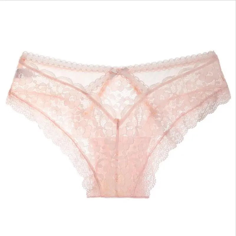 Refined Lace Bow-Detail Briefs