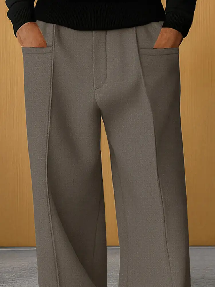 Refined Straight Leg Pants