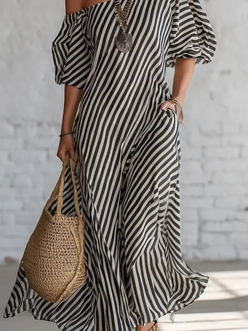 Striped Maxi Dress