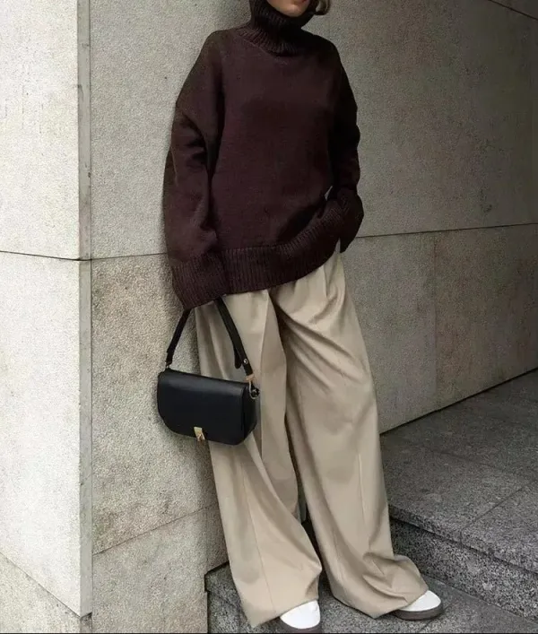 Oversized Turtleneck Sweater
