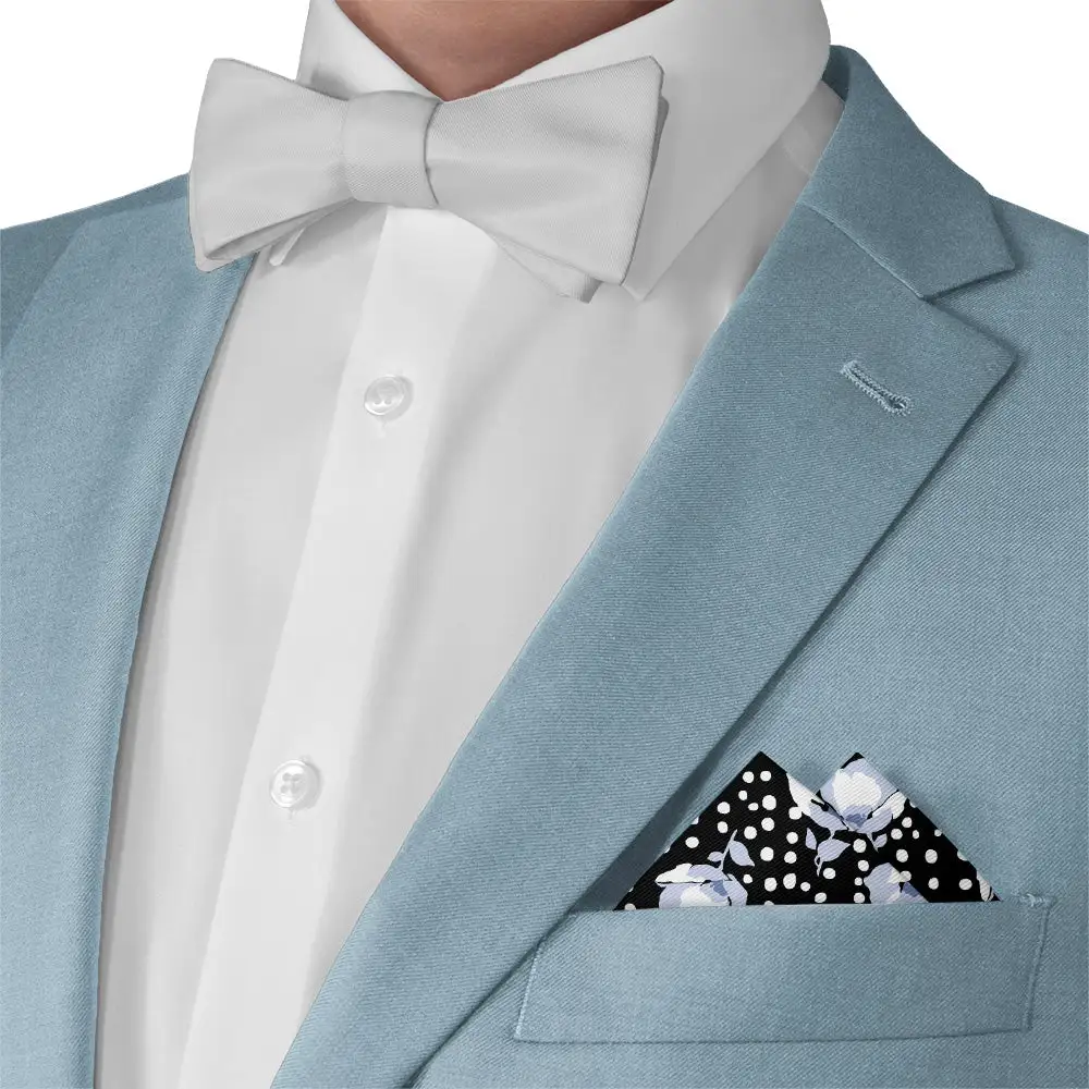 Modern Coordinated Floral Pocket Square