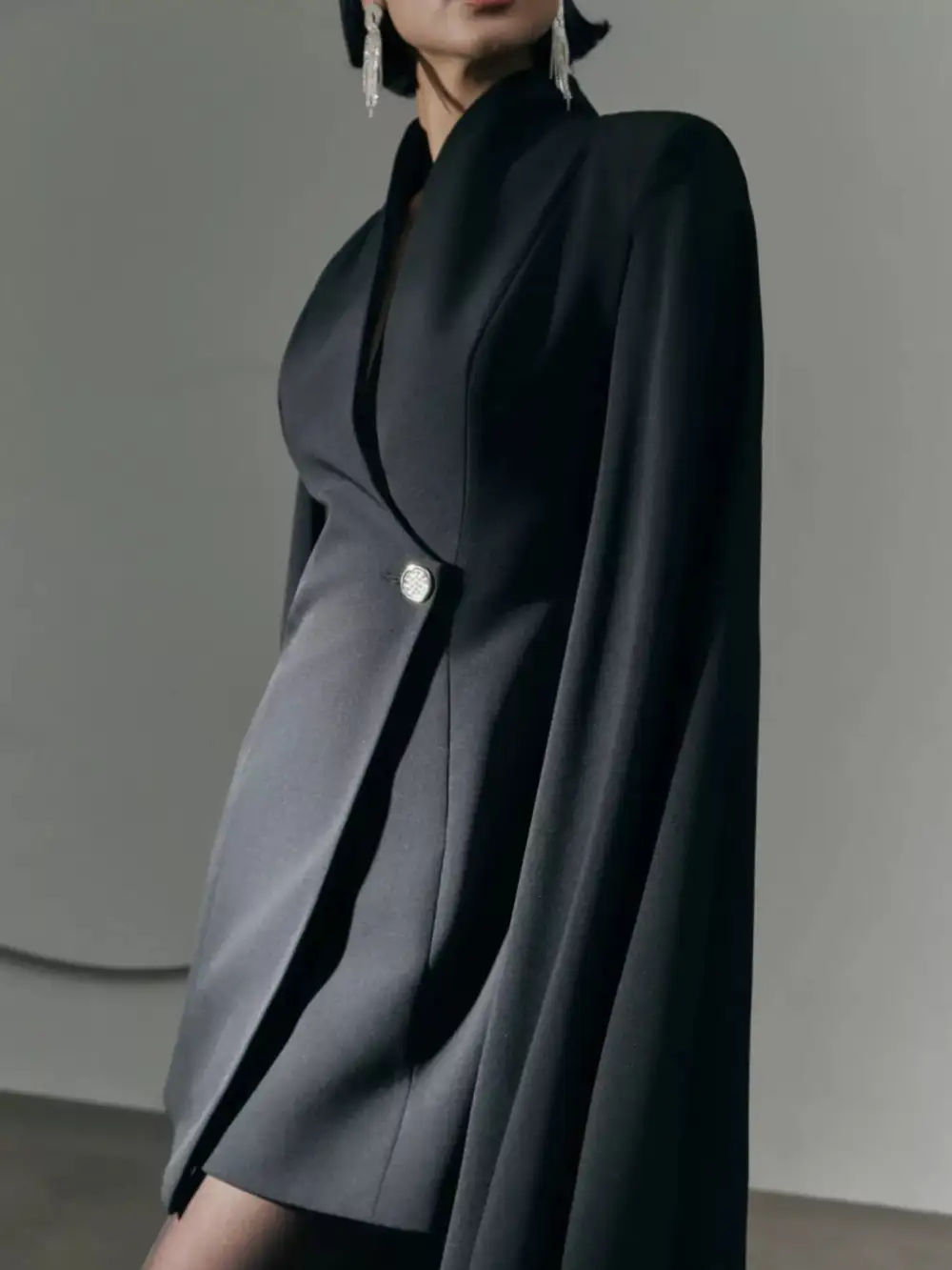 Button Mini Dress