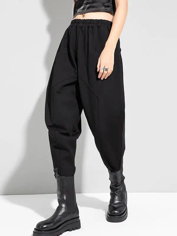 Women's Comfort Fit High Waist Harem Pants