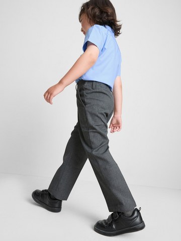3-7yrs | 2pk Unisex Cotton Blend Short Sleeve School Shirts detail 1