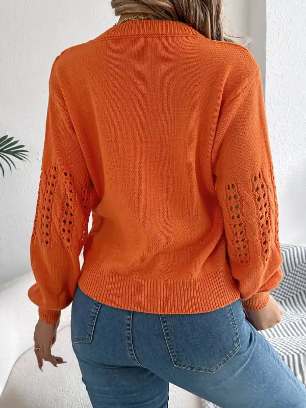 Essential Long Sleeve Everyday Sweater