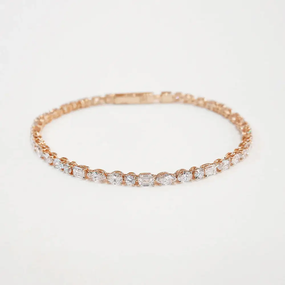 Diamond Emerald Marquise Bracelet