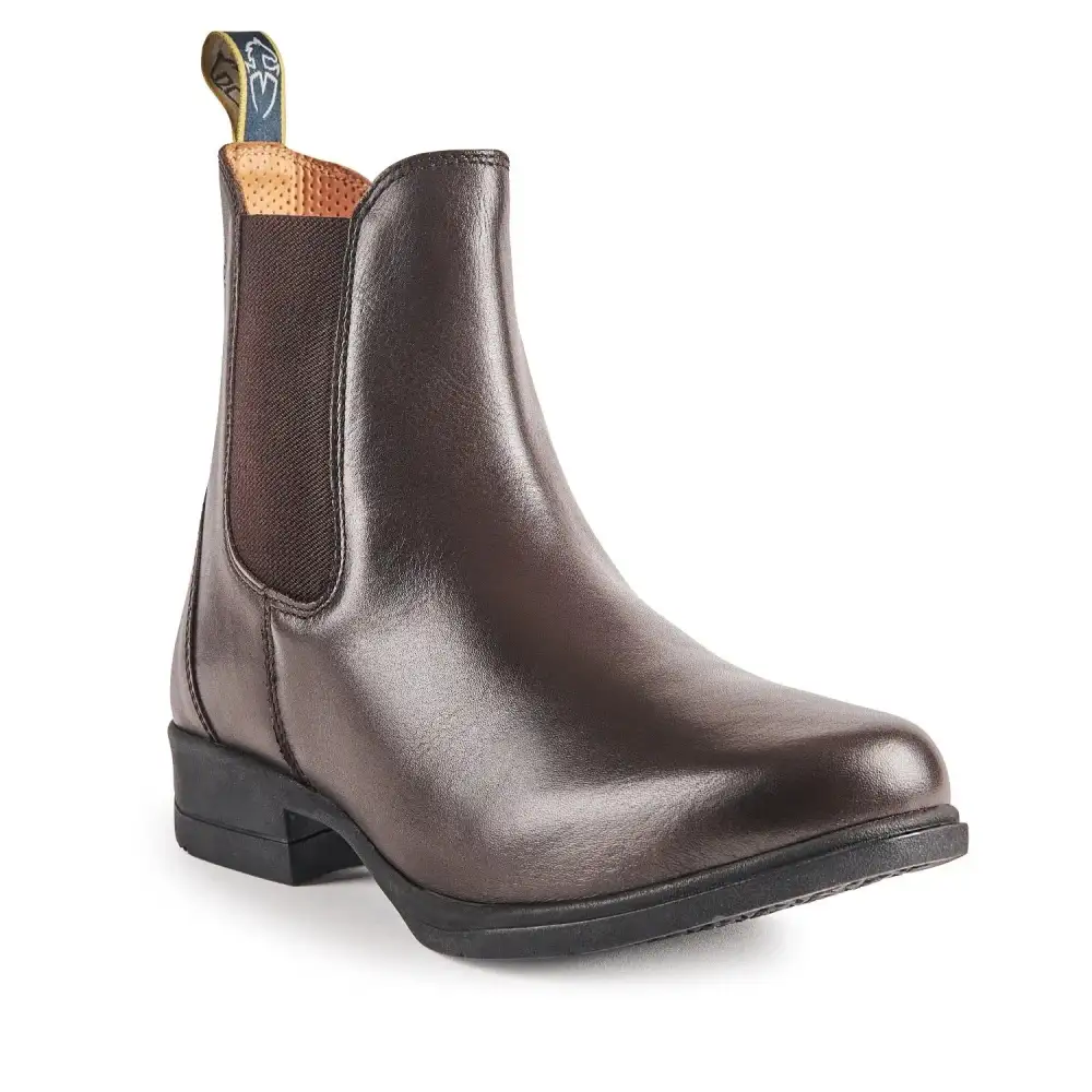 Polished Leather Comfort Riding Boots