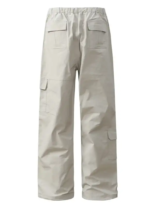 Drawstring Wide Leg Cargo Pants
