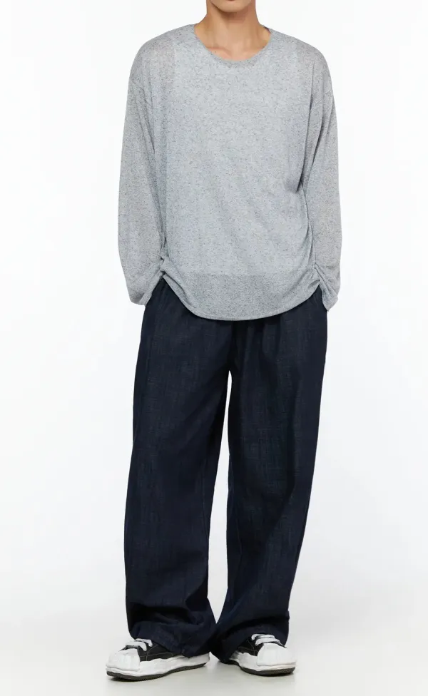 Men's Knit Long Sleeve T-Shirt