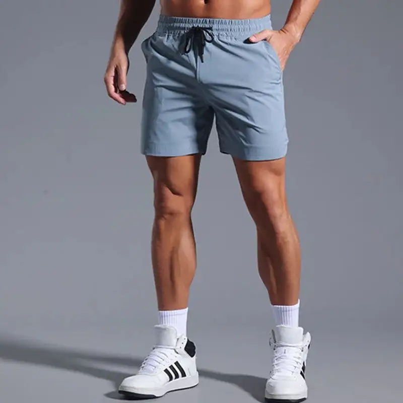 Men's Quick-Dry Mid-Thigh Training Shorts