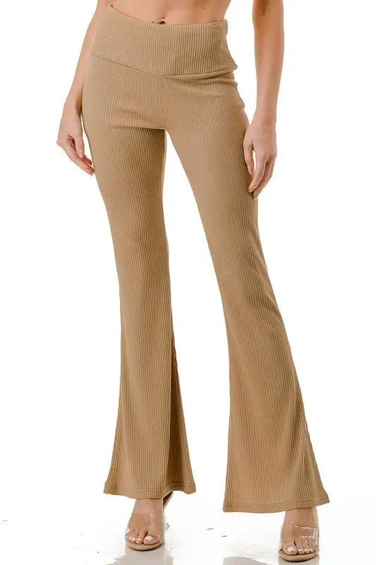 High Rise Flared Pants