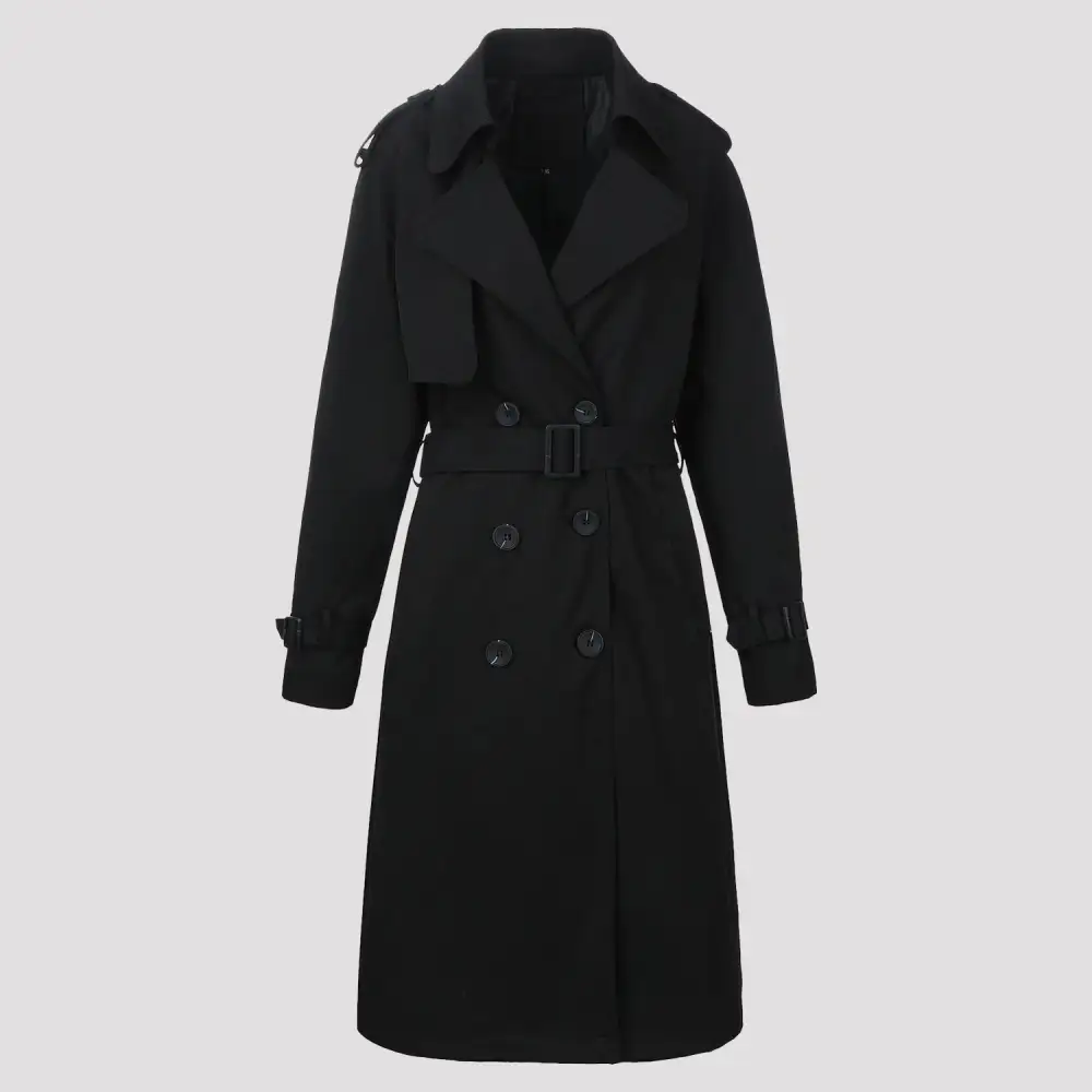 Classic Layered Trench Coat