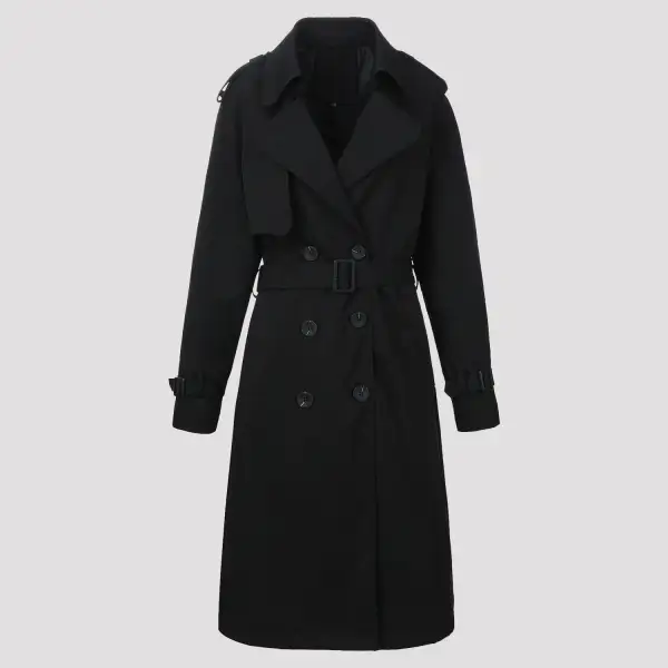 Classic Layered Trench Coat