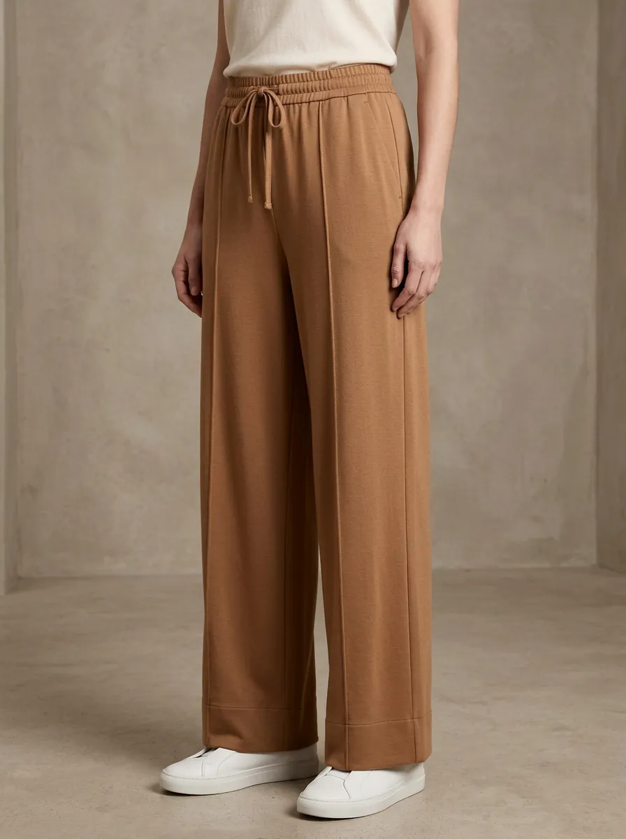 Everyday Wide-Leg Drawstring Casual Wide Leg Pants