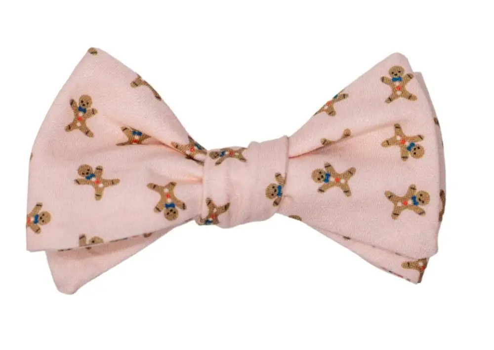 Smart Patterned Cotton Bow Tie