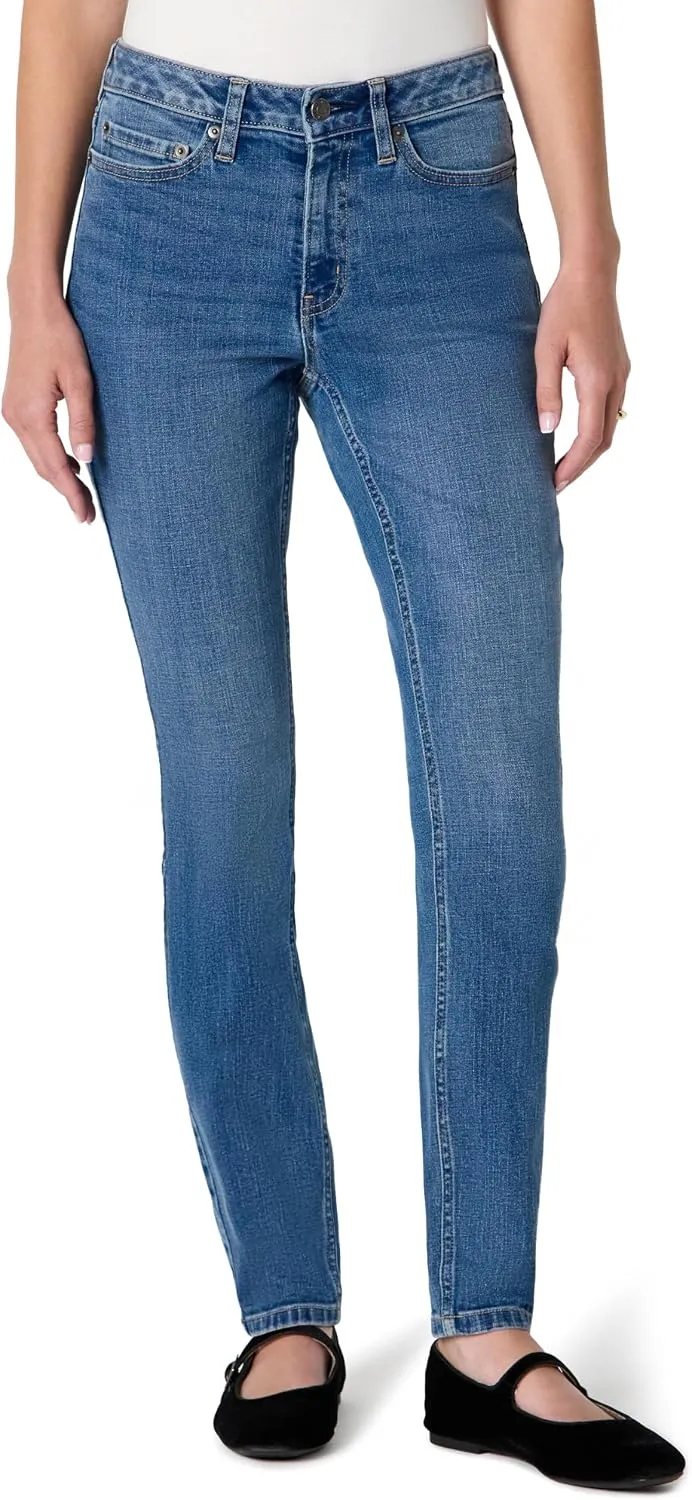 Amazon Essentials Women's High Stretch Mid-Rise Skinny Jean