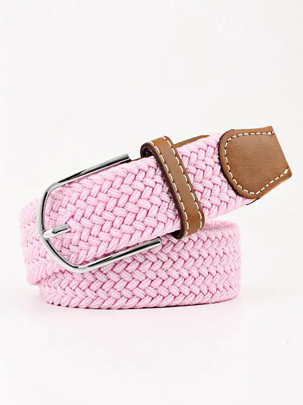 Woven Contrast Waist Belt