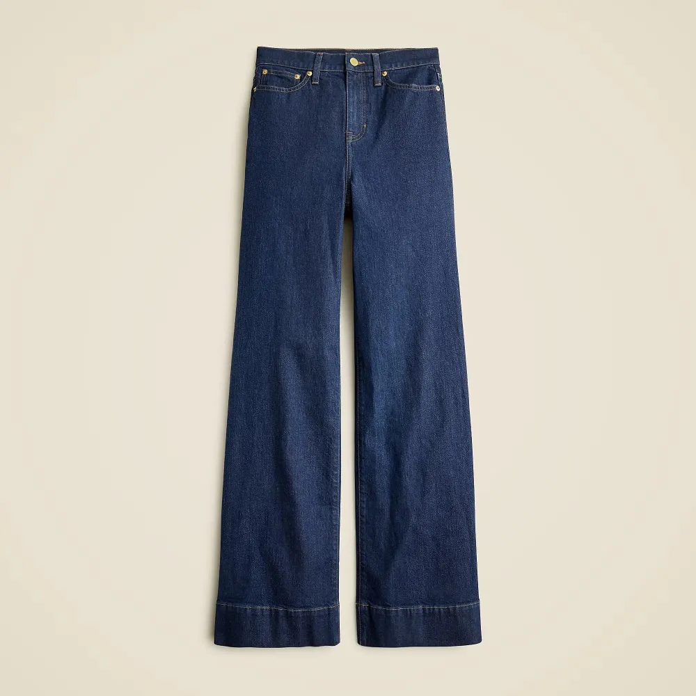 Denim Semi-Stretch Casual Trousers