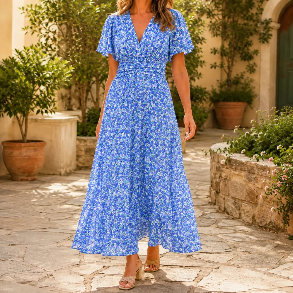 Refined Refined Women's Ruched Maxi Dress