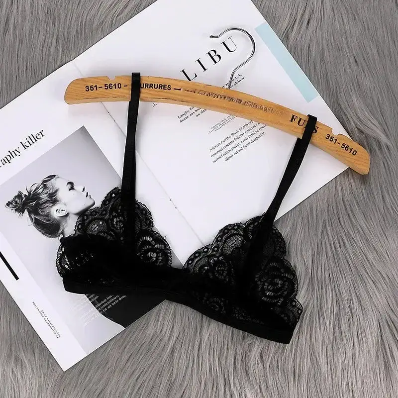 Thin Lace Wire-Free Bralette