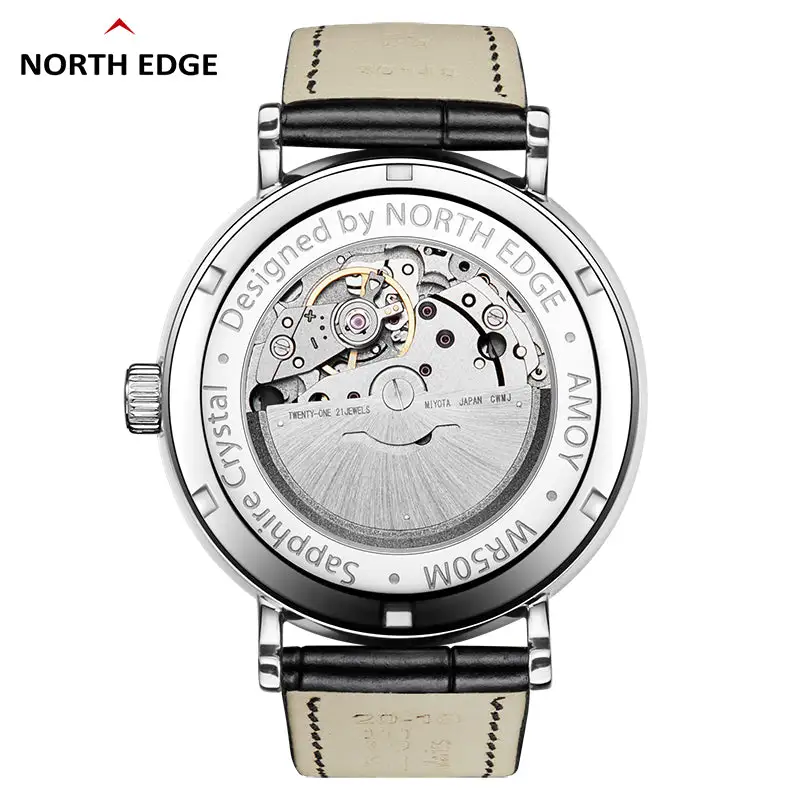 North Edge Automatic movement mechanical watch classic elegant watch Amoy
