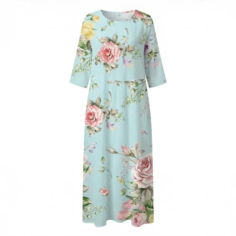 Floral Soft Dress