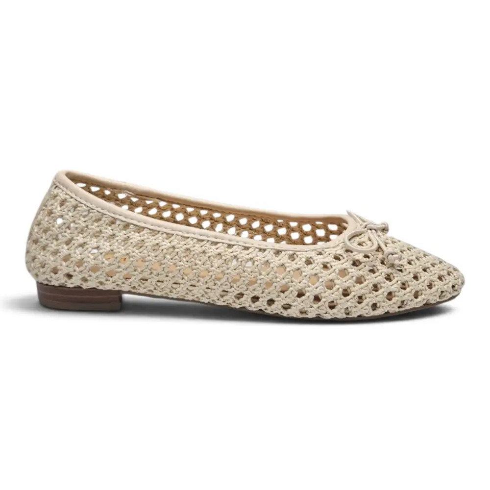 Breezy Woven Ballet Flats