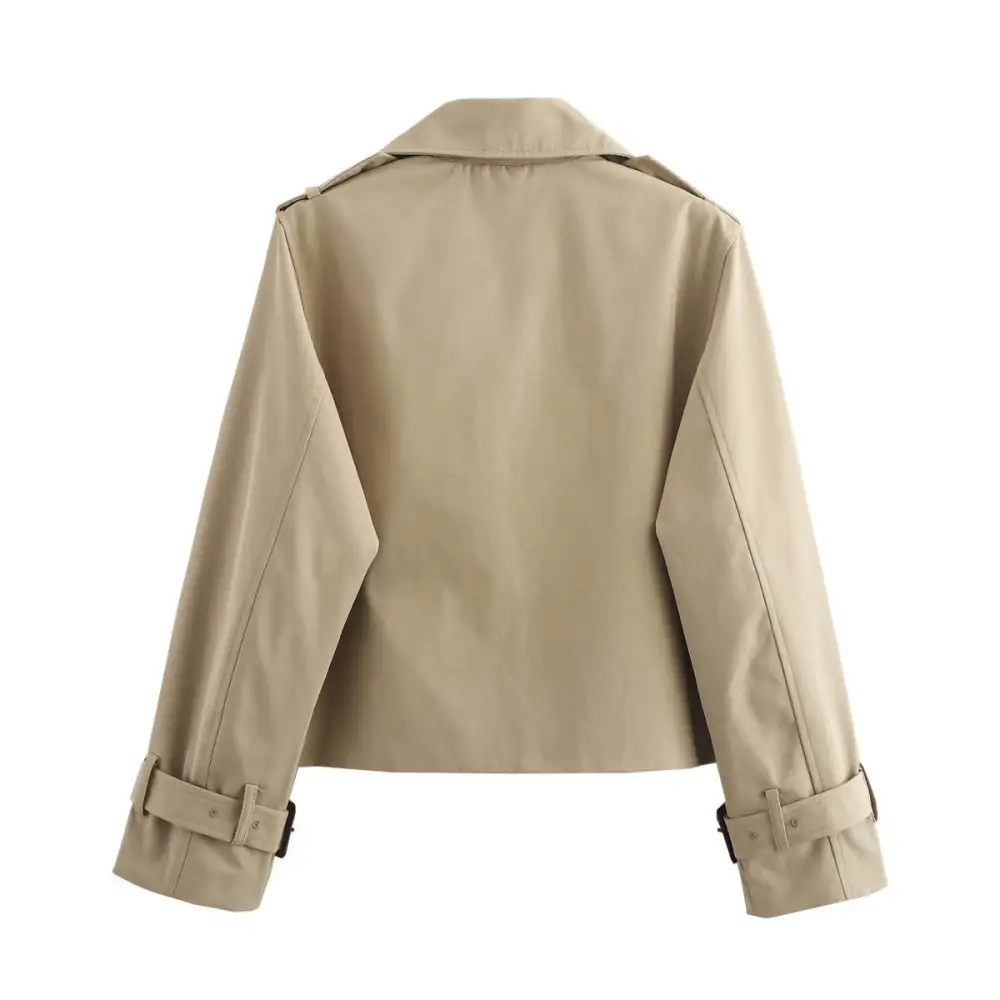 Polished Clean Line Trench Coat