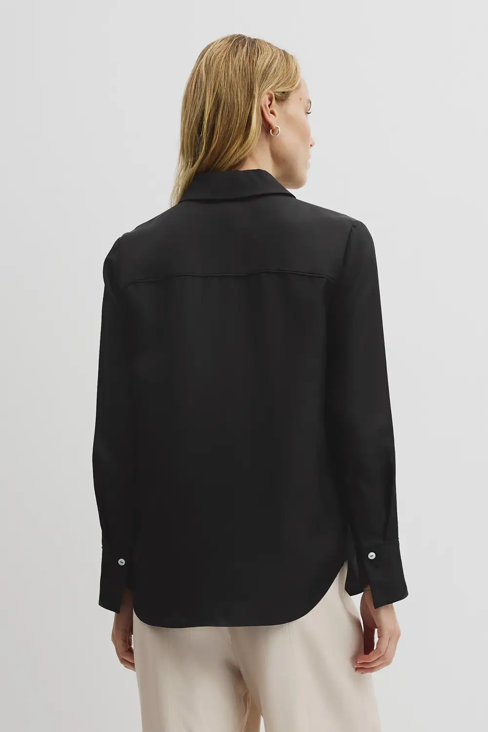 Women's Textured Silk Shirt