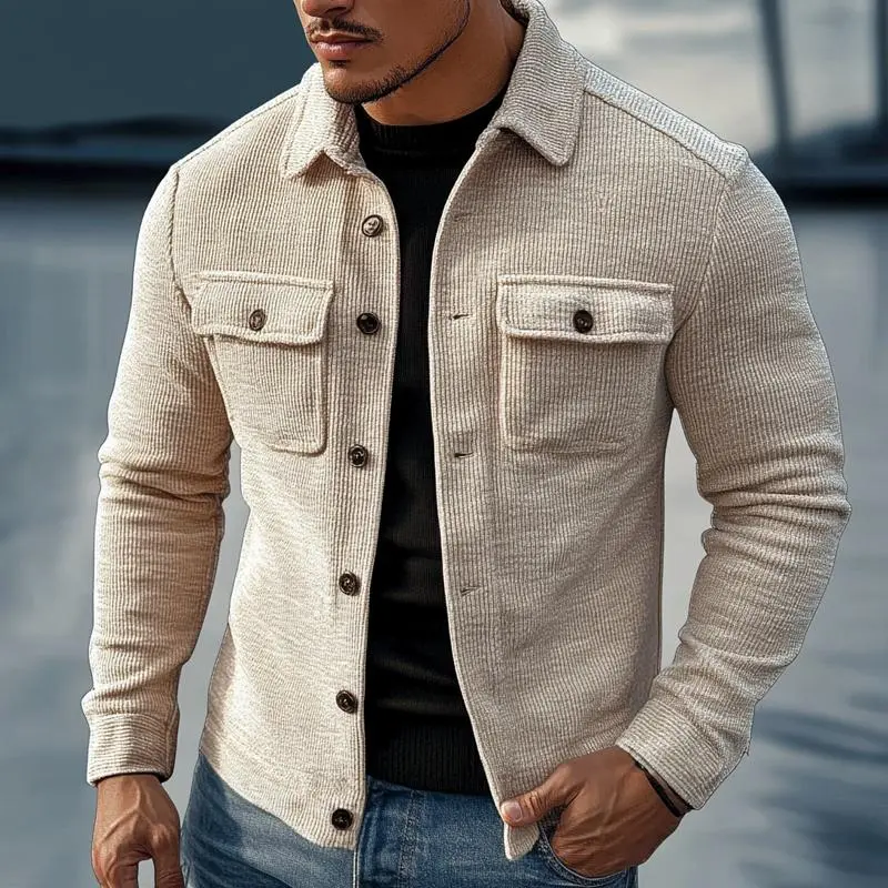 Washed Work Striped Jacket