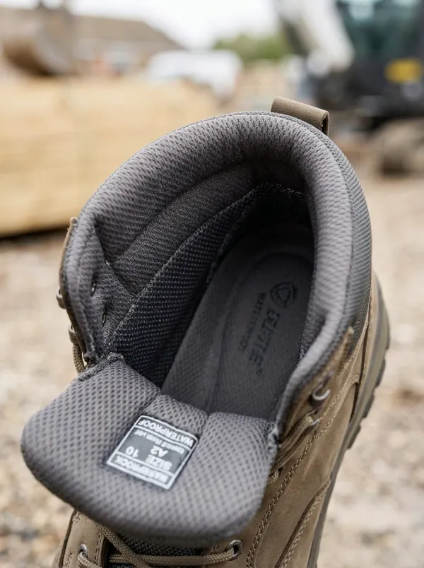 Heavy-Duty-Look Leather-Look Workwear Men's Waterproof Work Boots