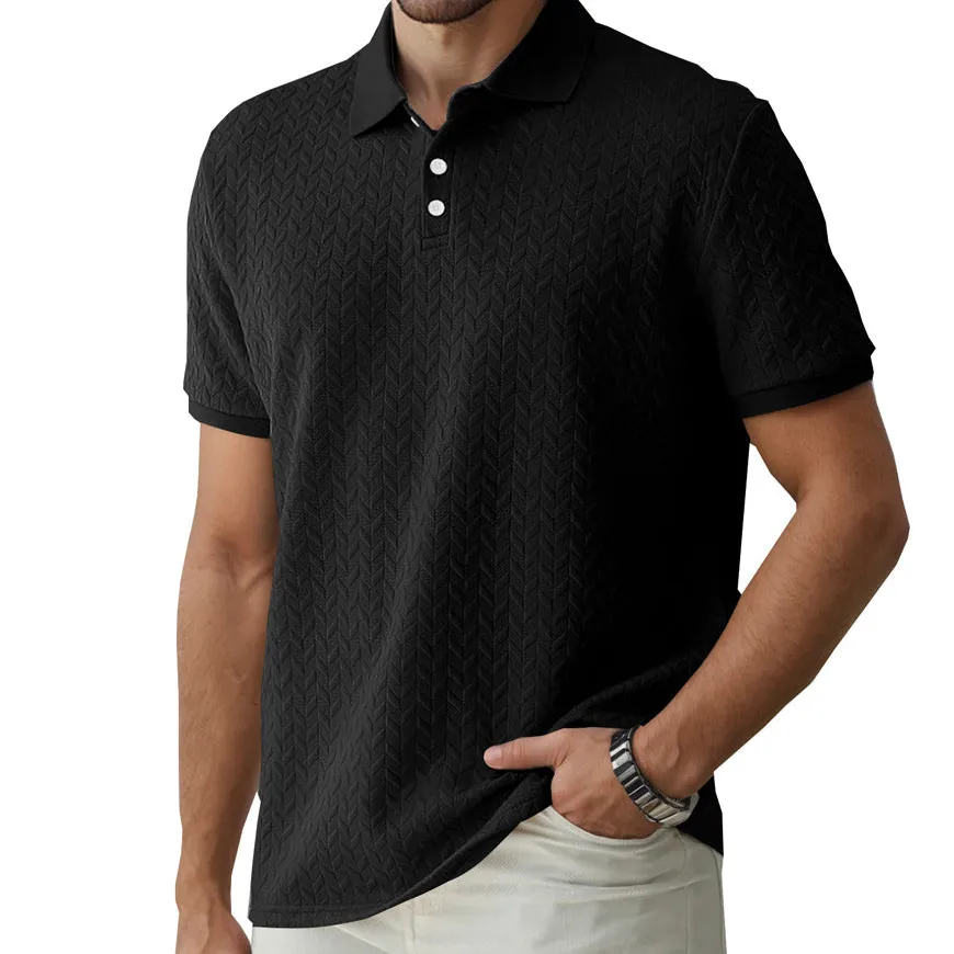 Button Placket Polo Shirt