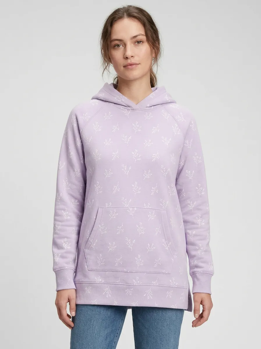 Women's Botanical Floral Graphic Hoodie