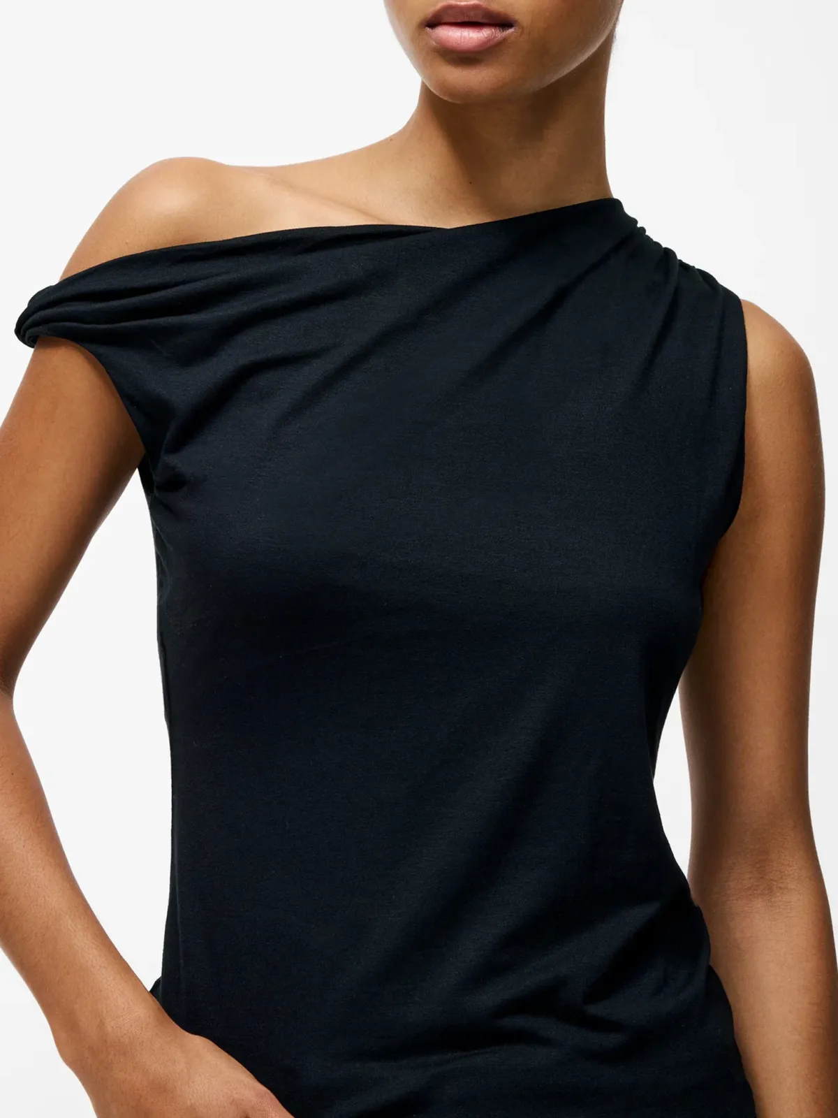 Designer One-Shoulder Cropped Top