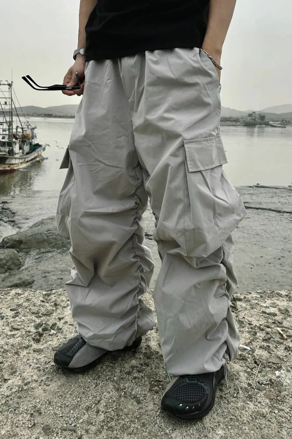 Flexible Core Cuffed Relaxed Cargo Pants