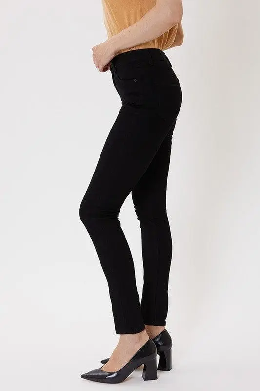 Black High Waist Skinny Fit Jeans