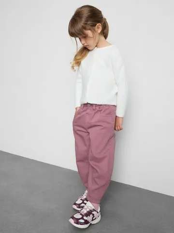 1-9yrs | Pure Cotton Paperbag Barrel Leg Jeans