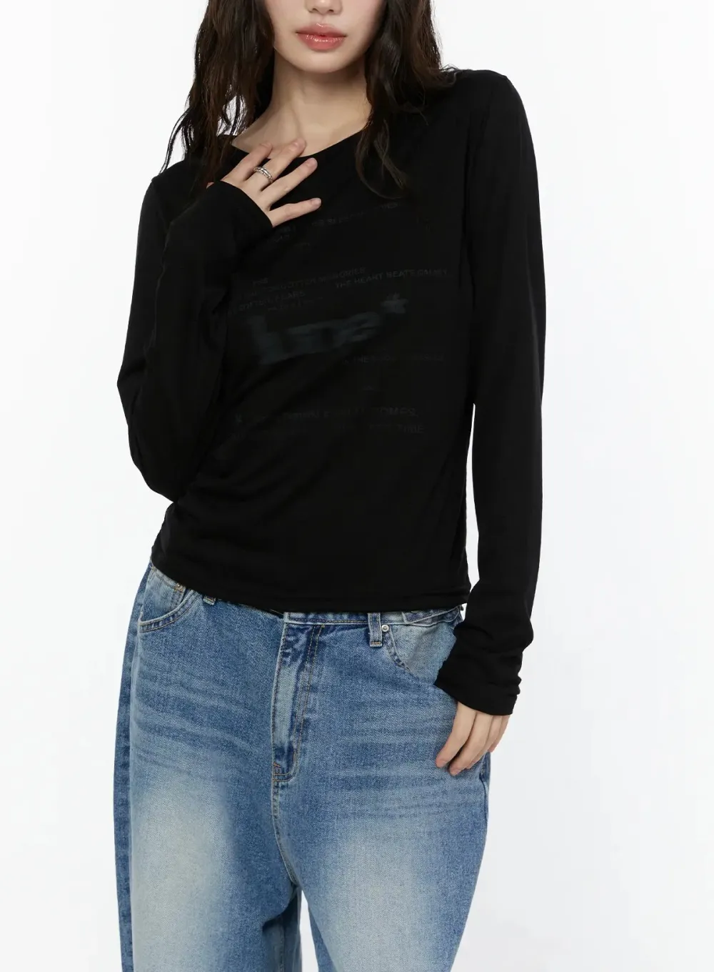 Long Sleeve Graphic Top