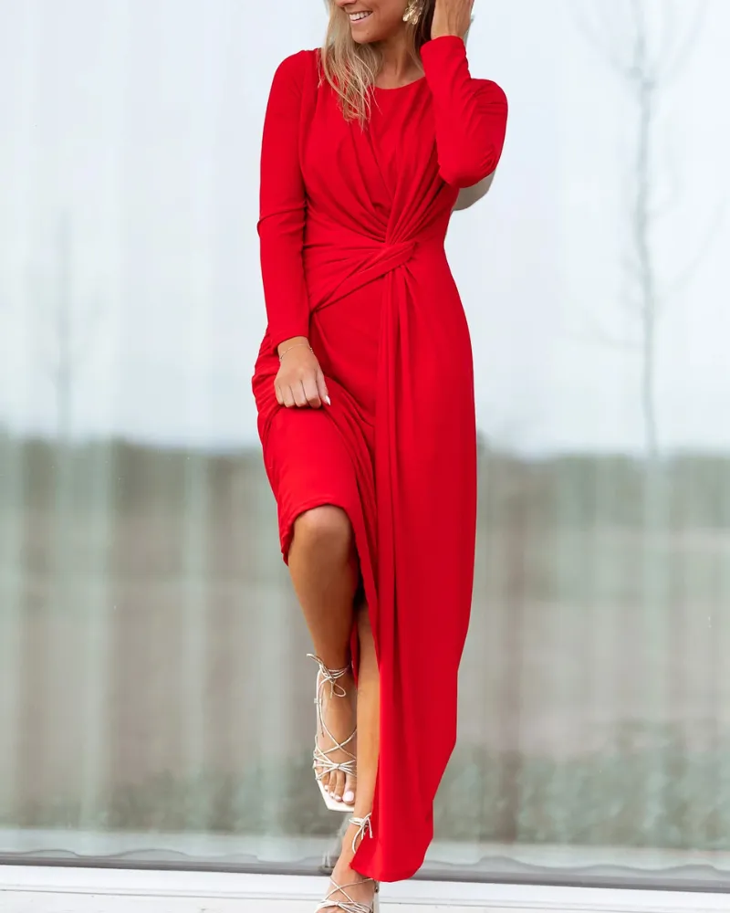 Easy Fit Maxi Soft Drape Dress