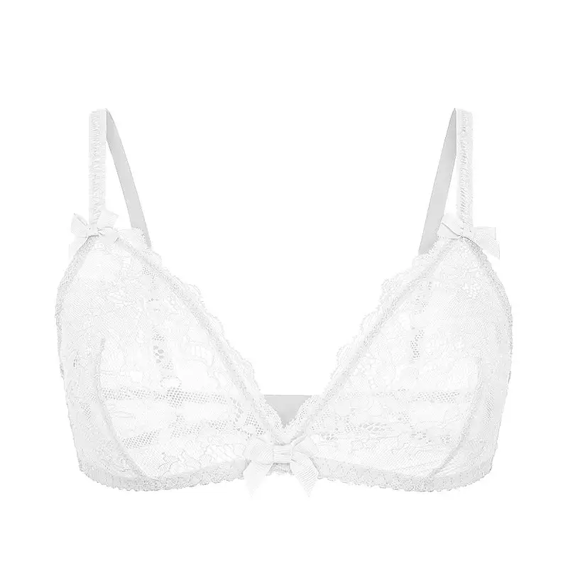 Lace Bra with Romantic Scalloped Accents