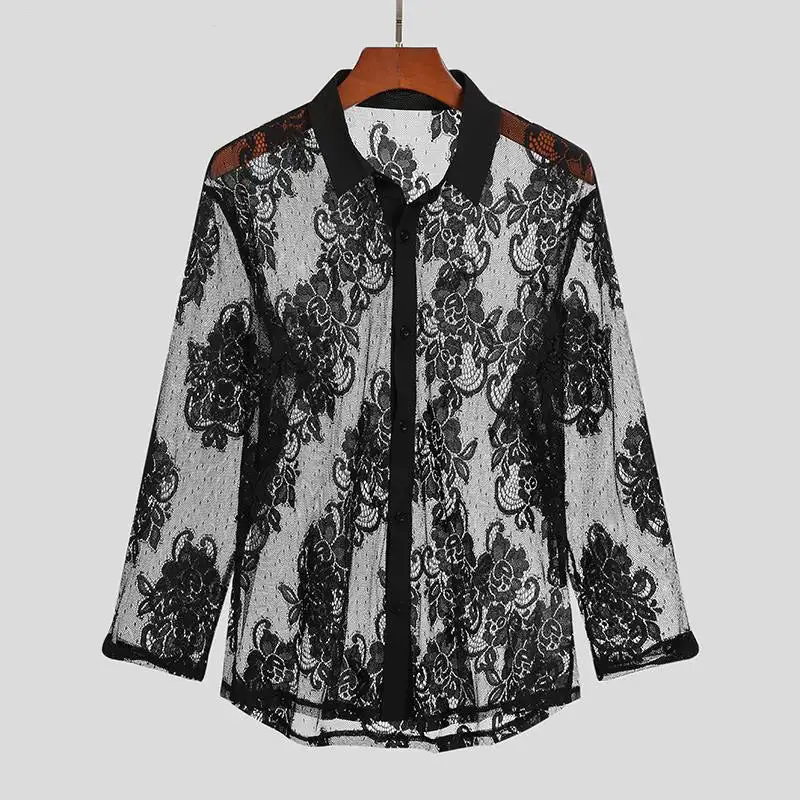 Lace Crisp Floral Blouse