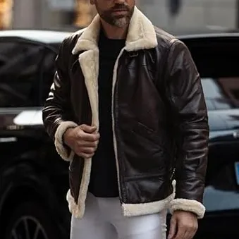 Aviator Shearling Sheepskin Jacket