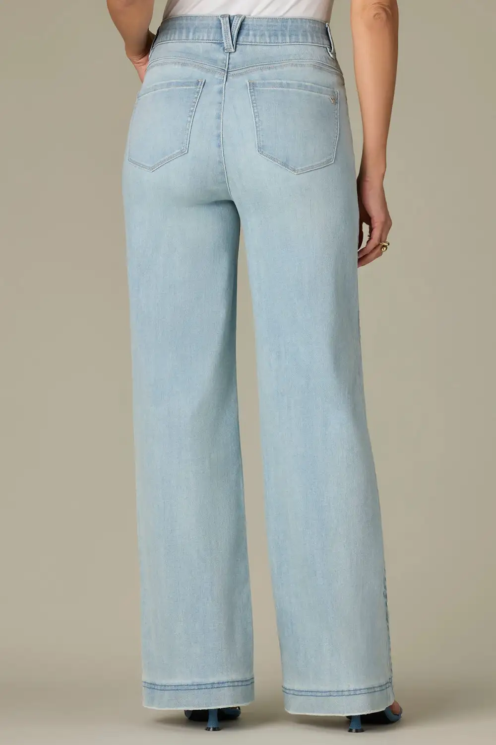   Petite Wide Leg Jeans Double Side