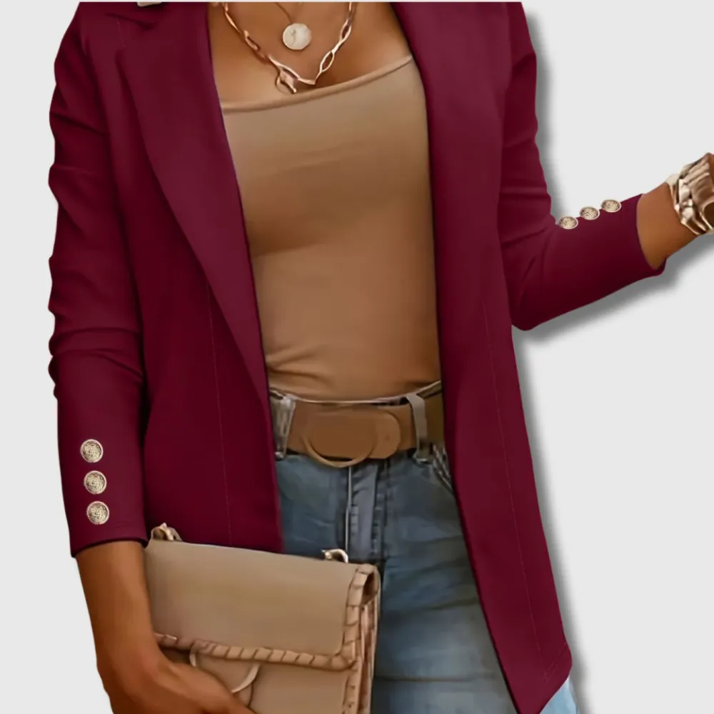 Knit Belted Blazer